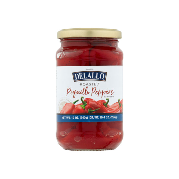 Roasted Piquillo Peppers 12oz - Delallo