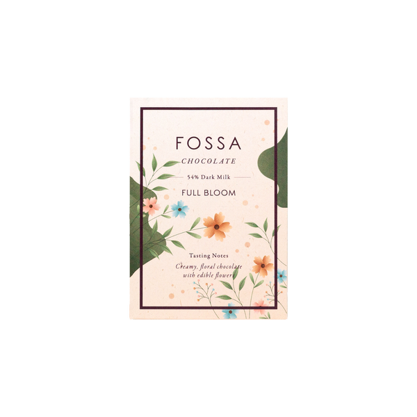 Fossa Full Bloom Dark Milk Chocolate (Limited Edition) 50g - Fossa Chocolate