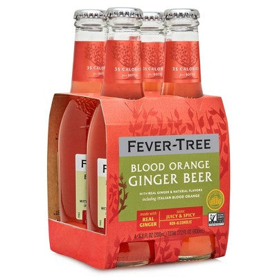Blood Orange Ginger Beer 4 Pack Bottle - Fever Tree