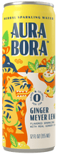 Ginger Meyer Lemon Sparkling Water - Aura Bora