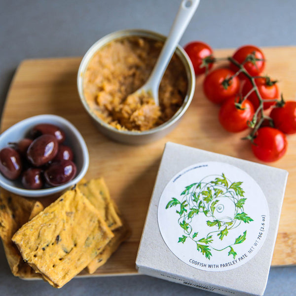 Codfish with Parsley Pate Tin Fish - Jose Gourmet