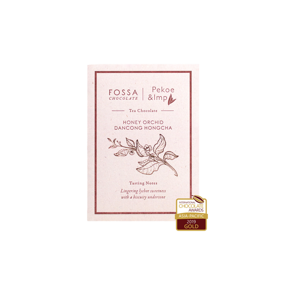 Fossa Honey Orchid Dancong Oolong Chocolate 50g - Fossa Chocolate
