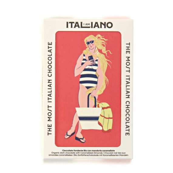 Organic Chocolate with Almond Praline (Venus) - I am Italiano