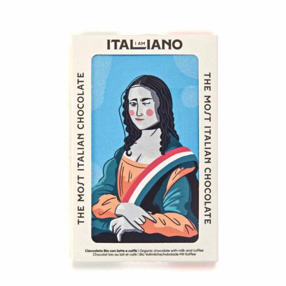Organic Milk and Coffee Chocolate (Mona Lisa) - I am Italiano