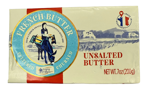 Isigny Butter Bar Unsalted 200G - Isigny Ste. Mère
