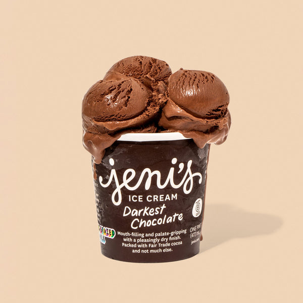 Single Serving Darkest Chocolate - Jeni's Splendid Ice Cream