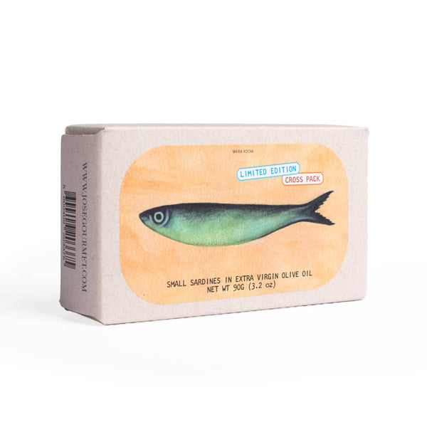 Jose Gourmet Small Sardines in EVOO Crosspack Tin Fish - Jose Gourmet