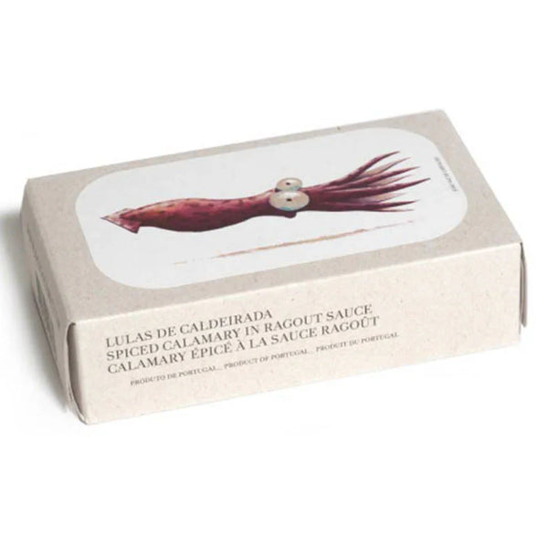 Spiced Calamari in Ragout Sauce 120g Tin Fish - Jose Gourmet
