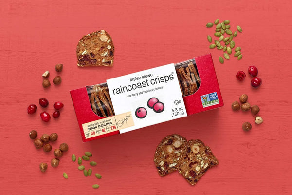 Cranberry Hazelnut Crackers - Raincoast Crisps