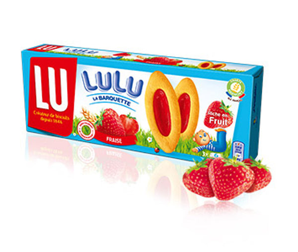 Barquettes 3 chatons, strawberry · 120g - Lu