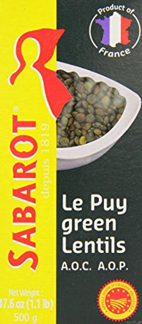 French Green Lentils from Le Puy 500g - Sabarot