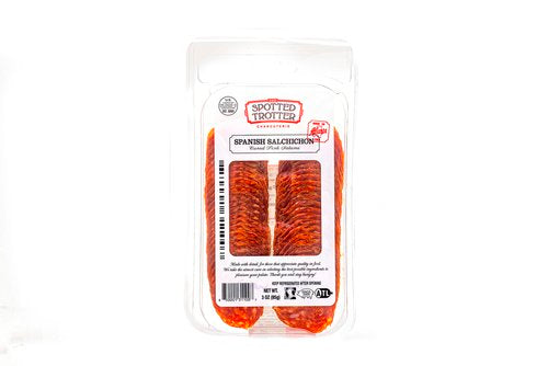 Spanish Style Smoked Sliced Chorizo 3oz - The Spotted Trotter