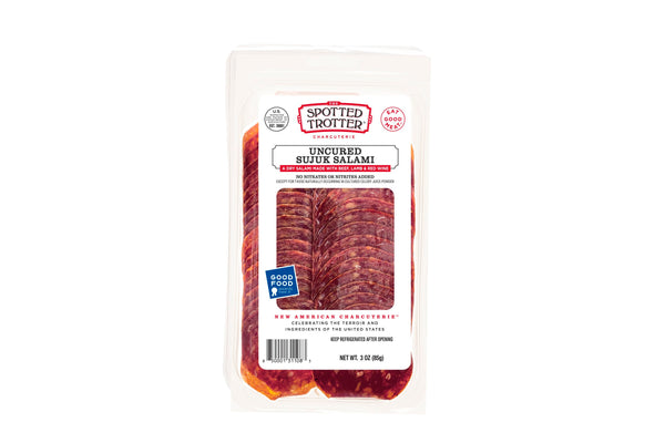 Lamb and Beef Sujuk Sliced Salami 3oz - The Spotted Trotter