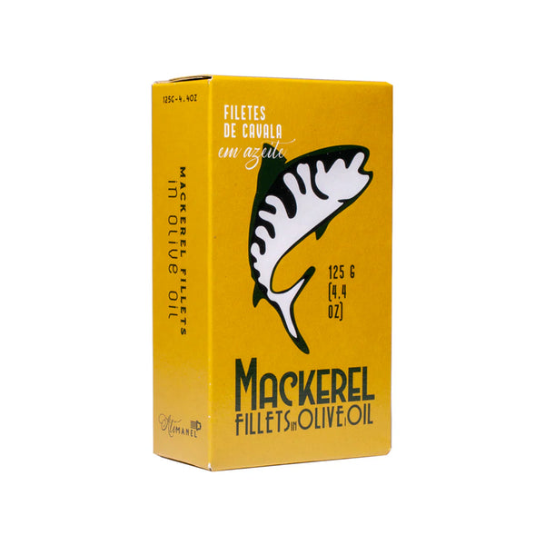Mackerel Fillets in Olive Oil 125g Tin Fish - Ati Manel