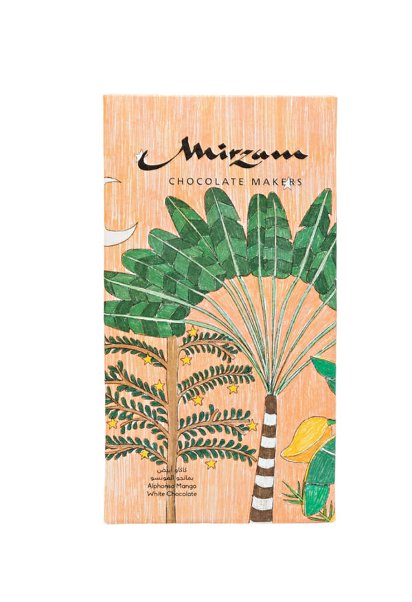 Mirzam Alphonso Mango White Chocolate 70g - Mirzam Chocolate