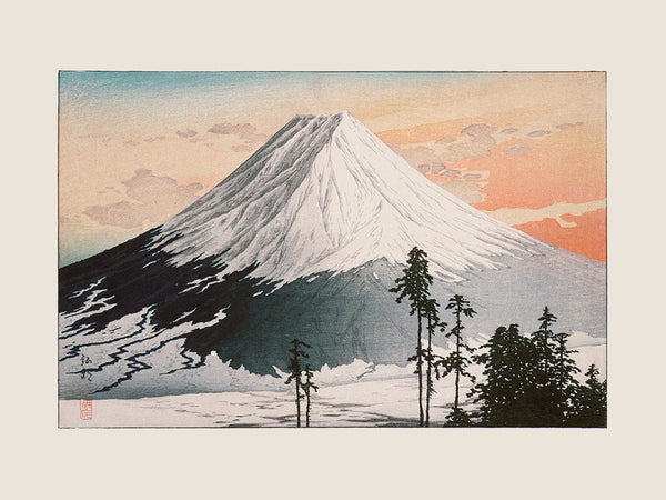 Mount Fuji - Katsuyama District by Hiroaki Takahashi Poster