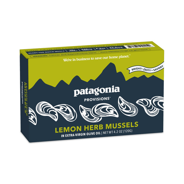 Lemon Herb Mussels Tin Fish - Patagonia Provisions