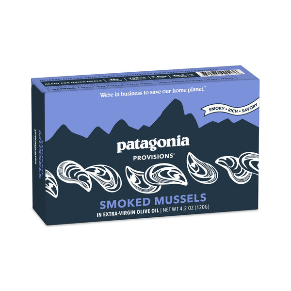 Smoked Mussels in Olive Oil & Broth Tin Fish - Patagonia Provisions