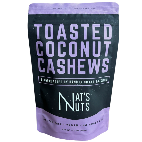 Toasted Coconut Cashews - Nat's Nuts