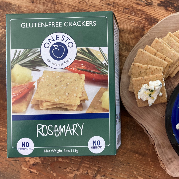 Rosemary Gluten Free Crackers - Onesto