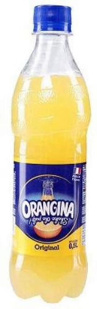 Orangina · Sparkling citrus soft drink, plastic bottle · 50cl