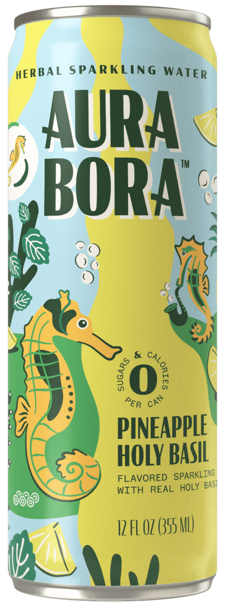 Bora Basil Sparkling Water - Aura Bora