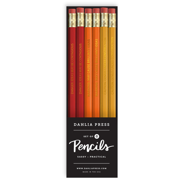 Production Set - Set of 6 Pencils - Dahlia Press
