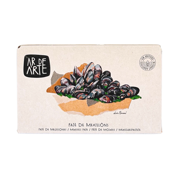 Mussels Pate Tin Fish - Ar de Arte