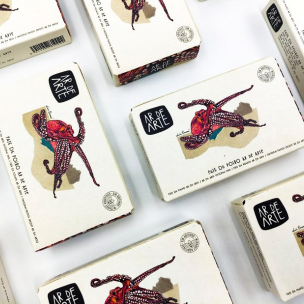 Octopus Pate Sunflower Tin Fish - Ar de Arte