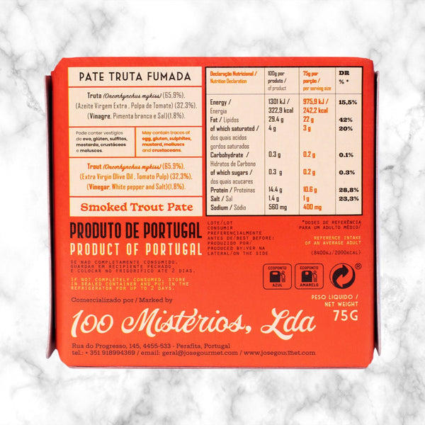 Smoked Trout Pate 75g Tin Fish - Ati Manel