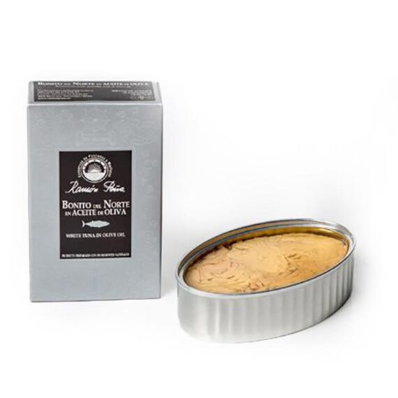Ramon Pena Bonito Tuna in Olive Oil *Silver Line* Tin Fish - Ramon Peña