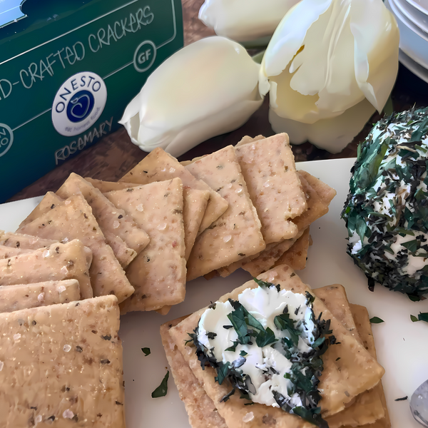 Rosemary Gluten Free Crackers - Onesto