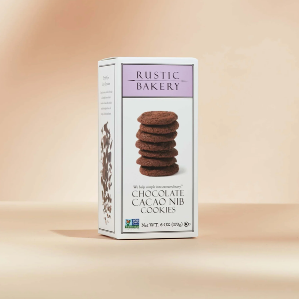 Chocolate Cacao Nib Cookies - Rustic Bakery