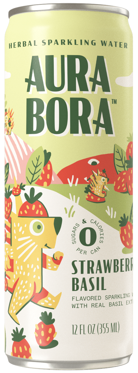 Bora Basil Sparkling Water - Aura Bora