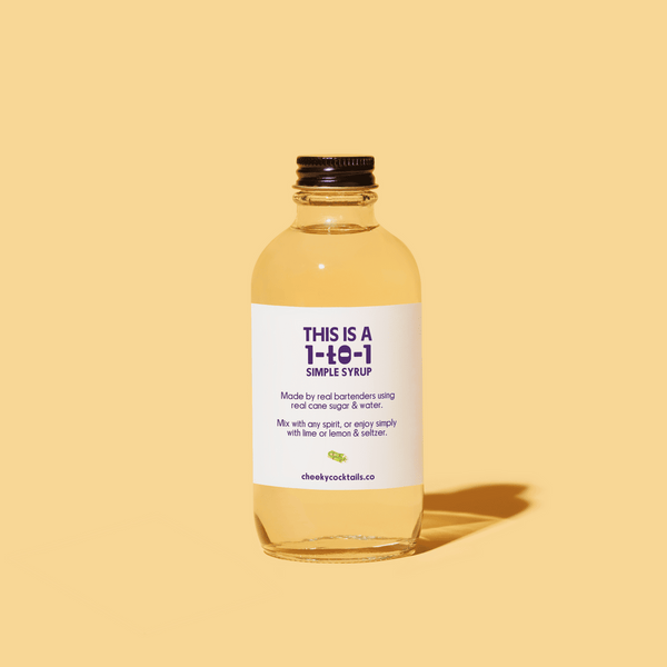 Simple Syrup 4oz - Cheeky Cocktails