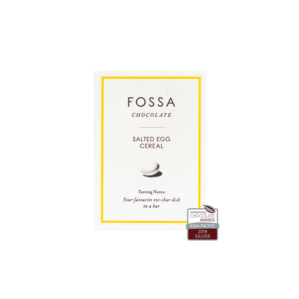 Fossa Salted Egg Cereal Blond Chocolate 50g - Fossa Chocolate