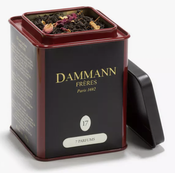 Thé aux 7 parfums N.17, Flavored Black Tea, Tin 3.52oz. - Dammann Freres