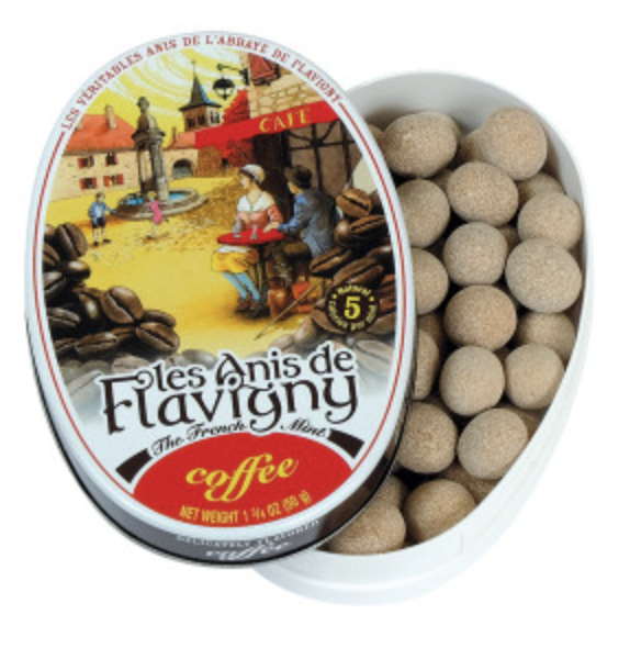 Coffee Pastilles Oval Tin - Anis de Flavigny