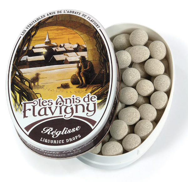 Licorice Pastilles Oval Tin - Anis de Flavigny
