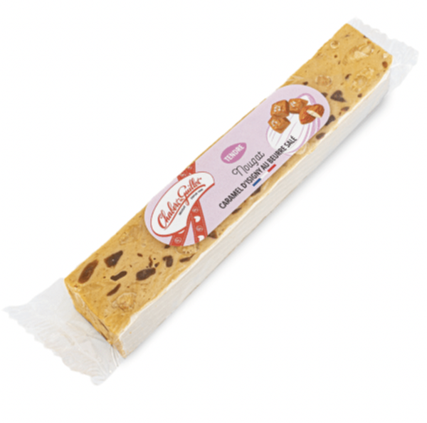 Soft salted butter caramel nougat bar 100g - Chabert & Guillot