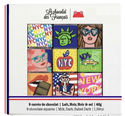 Box of 9 chocolate squares, NYC, bio · 45g - Le Chocolat des Francais