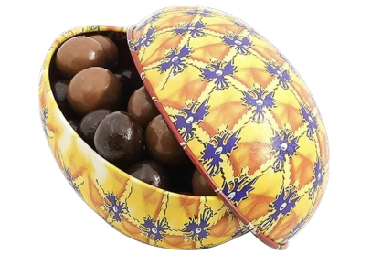 Mini Fabergé Egg Filled with Chocolate Pearls  - Petit Duc