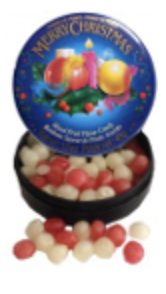 Pastilles, Christmas balls tin · 43g - Rendez-Vous