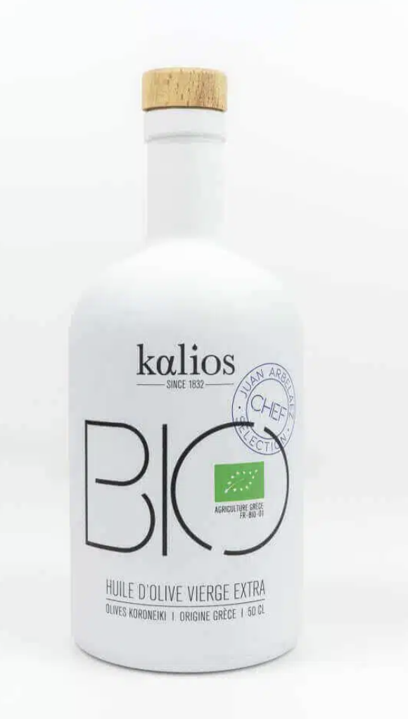 Kalios Organic Extra Virgin Olive Oil by Chef Juan Arbelaez Bottle 500ml