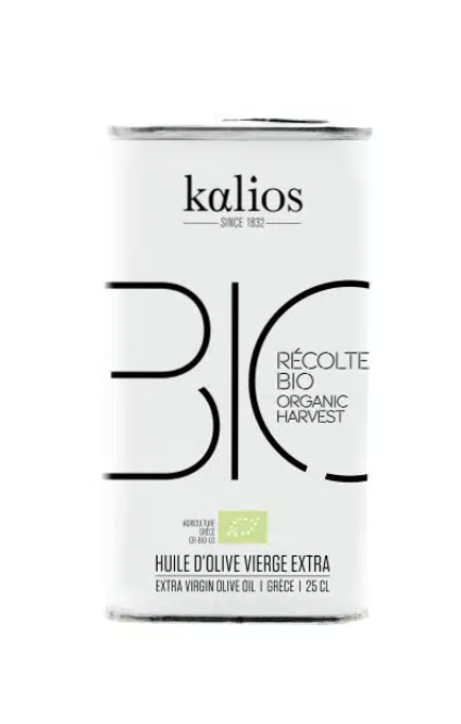 Kalios Organic Extra Virgin Olive Oil by Chef Juan Arbelaez Tin 250ml