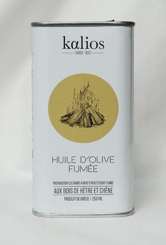 Kalios Smoked olive oil Tin 250ml