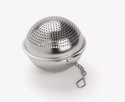 Perforated Stainless Steel Tea Ball with Chain, Ø1.5