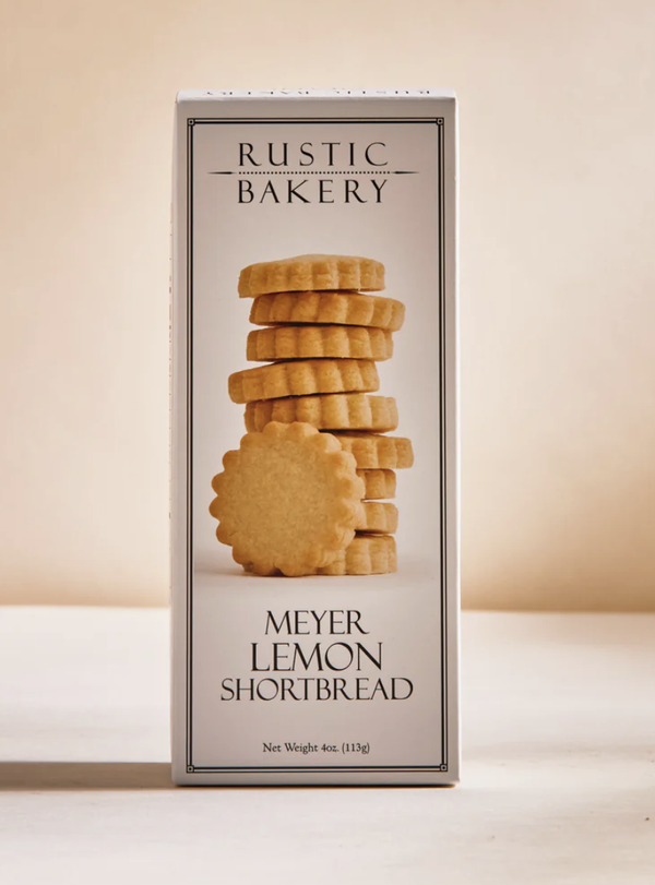 Meyer Lemon Shortbread Cookies - Rustic Bakery