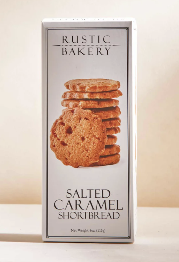Salted Caramel Shortbread Cookies - Rustic Bakery