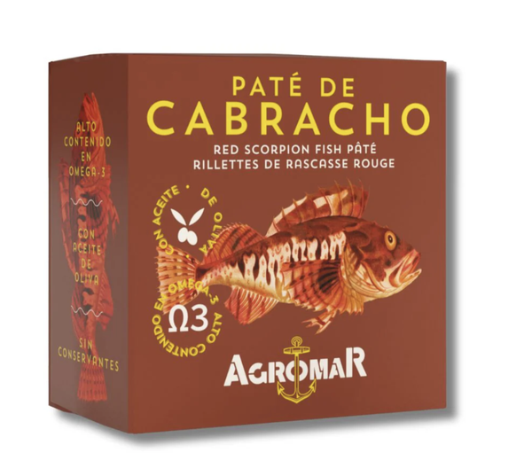 Red Scorpion Fish Paté. Tin.  -  Agromar